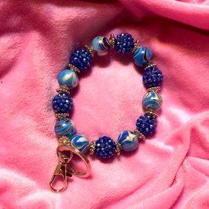 Handmade keychain bracelets! You can attach them to your keys purse or wallet!
